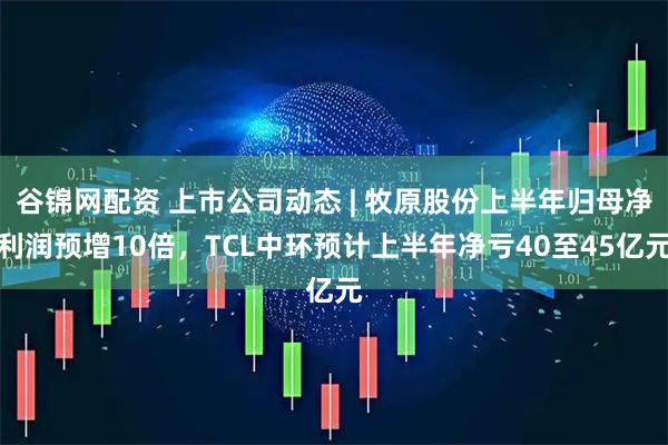 谷锦网配资 上市公司动态 | 牧原股份上半年归母净利润预增10倍,TCL中环预计上半年净亏40至45亿元
