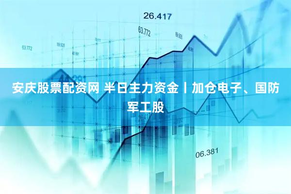 安庆股票配资网 半日主力资金丨加仓电子、国防军工股